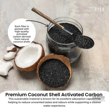 Orku Carbon Block Filter Cartridge - Replacement for Berkey BB9-2 Gravity Filter - Appliances > Kitchen Appliances >