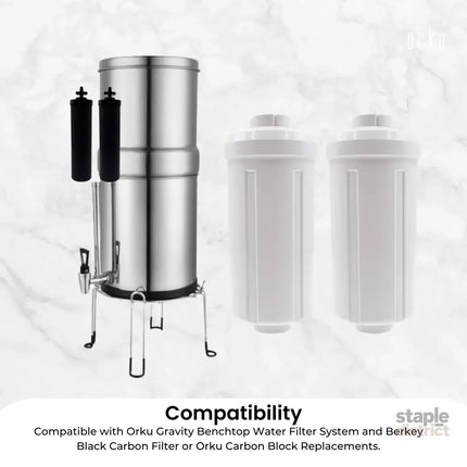 Orku Fluoride Reduction Filter K5366 - Compatible with Berkey PF-2 - Appliances > Kitchen Appliances > Kitchen