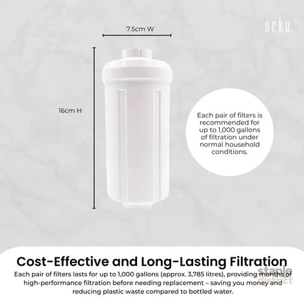 Orku Fluoride Reduction Filter K5366 - Compatible with Berkey PF-2 - Appliances > Kitchen Appliances > Kitchen