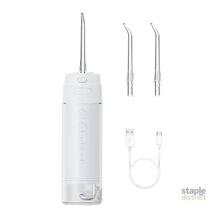 Orku Mini Water Flosser Rechargeable Portable Extendable Travel Oral Irrigator White - Health & Beauty > Personal Care
