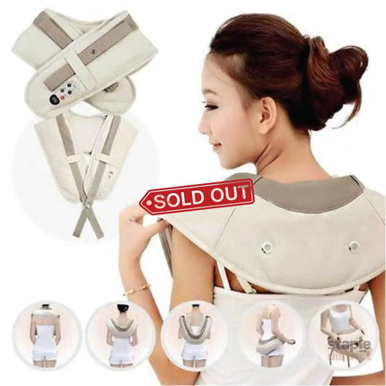Orku Power Drum Tapping Massager - Neck Shoulder Percussion Massager 12 Levels - Health & Beauty > Massage & Relaxation