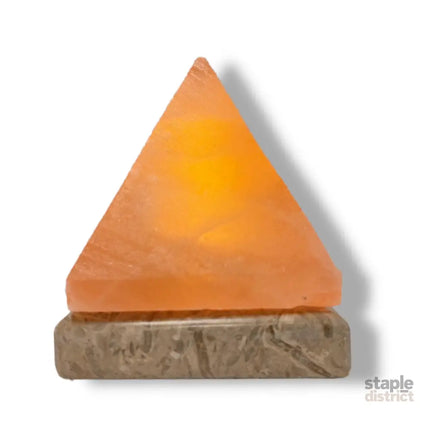 Orku USB Himalayan Pink Salt Lamp - Pyramid Crystal Rock Desk Night Light - Home & Garden > Lighting > Table Lamps