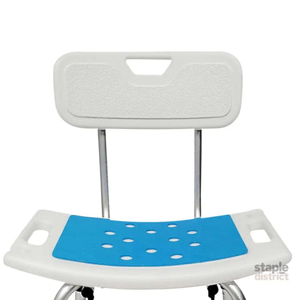Orthonica Height Adjustable Aluminium Shower Chair With Shower Head Holder - Furniture > Bathroom > Shower Heads &