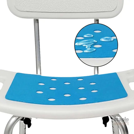Orthonica Height Adjustable Aluminium Shower Chair With Shower Head Holder - Furniture > Bathroom > Shower Heads &
