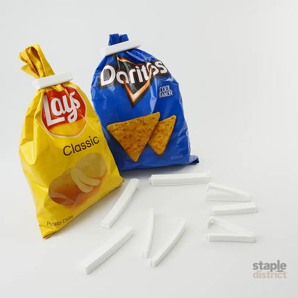 Pack of 12 WILTSHIRE BAG CLIPS Food Storage Sealing Sealer Snack Clamp Peg - Home & Garden > Kitchenware > Food Storage