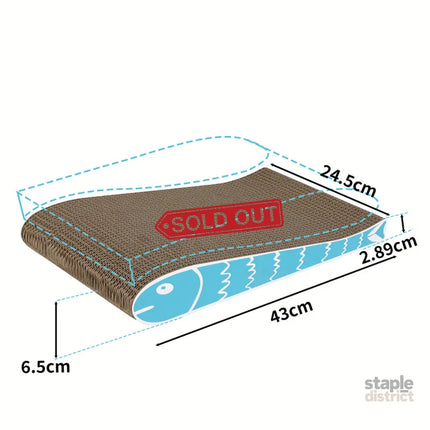 Pawz 2X Cat Scratcher Board Bed-2018816675608137730