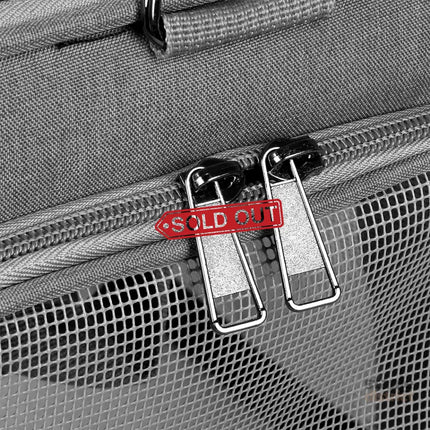 Pawz 3 in 1 Pet Soft Crate Dog Cat Carrier L Size Grey-2006732694511292421