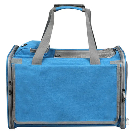 Pawz 3 in 1 Pet Soft Crate Dog Cat Carrier M Size Blue-2018816685754159105