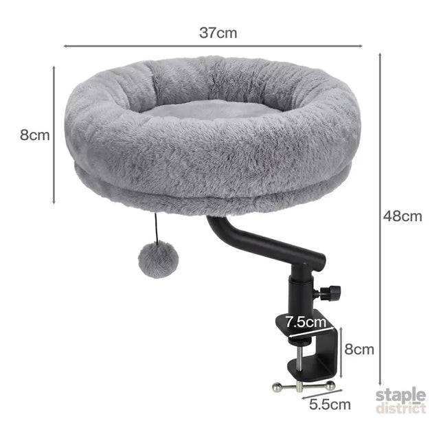 Pawz  360� Rotating Cat Bed Hammock Hanging Cozy Washable Removable Breathable-2050056785611591682