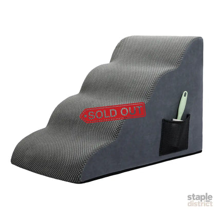 Pawz 4 Steps Pet Stairs Dog Ramp High Density Foam Grey-2029387209974616072