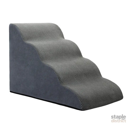 Pawz 4 Steps Pet Stairs Dog Ramp High Density Foam Grey-2029387209974616065