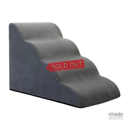 Pawz 4 Steps Pet Stairs Dog Ramp High Density Foam Grey-2029387209974616065