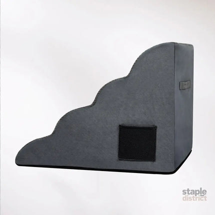 Pawz 4 Steps Pet Stairs Dog Ramp High Density Foam Grey-2029387209974616068