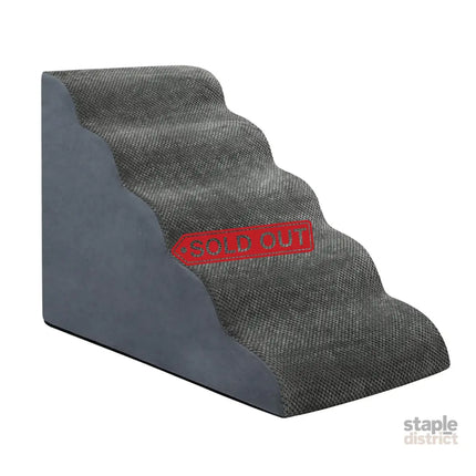 Pawz 5 Steps Pet Stairs Dog Ramp High Density Foam Grey-2029387208141705217