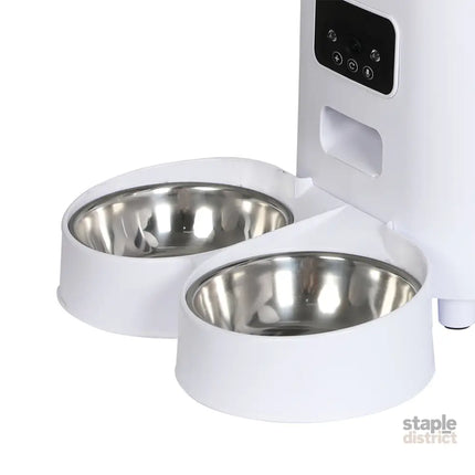 PaWz 5L Auto Pet Feeder Automatic Camera Wi-Fi White-2006733005900615684
