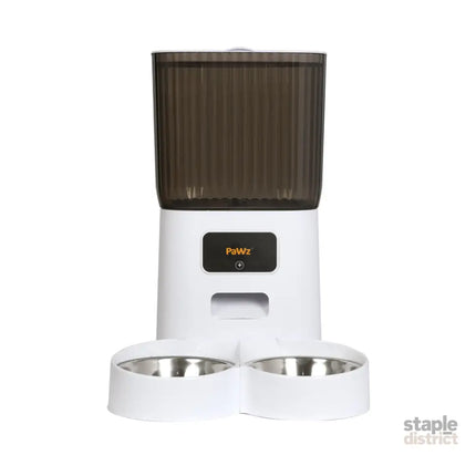 PaWz 5L Automatic Pet Feeder 2 Bowl White-2018816828129808385