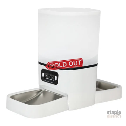 PaWz 6L Automatic Pet Feeder 2 Bowl Food Dispenser-2050056902800445448