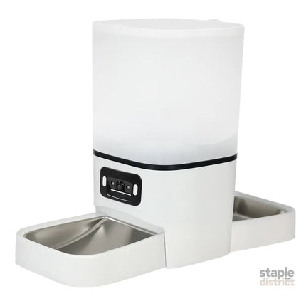 PaWz 6L Automatic Pet Feeder 2 Bowl Food Dispenser-2050056902800445448