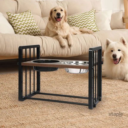 PaWz Adjustable Height Pet Feeder Elevated L Large-2018816752359706631