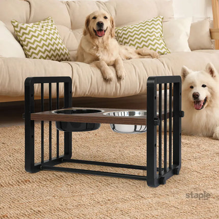 PaWz Adjustable Height Pet Feeder Elevated Medium-2018816712677396487