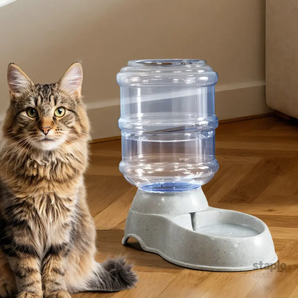 Pawz Automatic Pet Feeder Water Dispenser 3.5L Grey-2050056903739969543