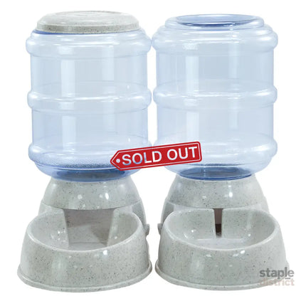 Pawz Automatic Pet Feeder Water Dispenser Set 3.5L-2050056903379259393