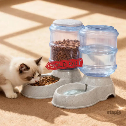 Pawz Automatic Pet Feeder Water Dispenser Set 3.5L-2050056903379259399
