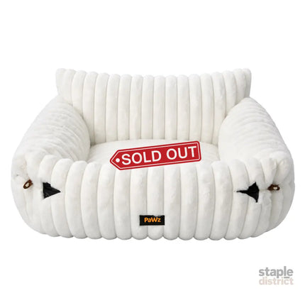 Pawz Cat Bed Extended Soft Plush Lounge Sofa Couch Pet Small Dog Removable Cover-2050056783430553601