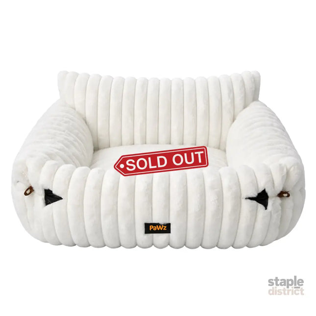 Pawz Cat Bed Extended Soft Plush Lounge Sofa Couch Pet Small Dog Removable Cover-2050056783430553601