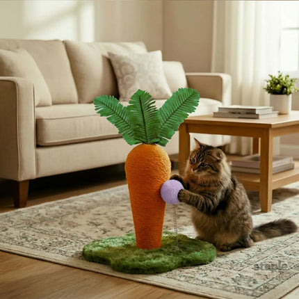 Pawz Cat Scratching Post Cute Carrot Scratching Post-2050056806016880647