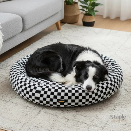 Pawz Circular Plush Dog Cosy Bed Calming Pet Plush Bed-2050056800249712647