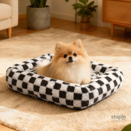 Pawz Dog Bed Calming Pet Plush Bed Soft Washable Bed-2050056799071113222