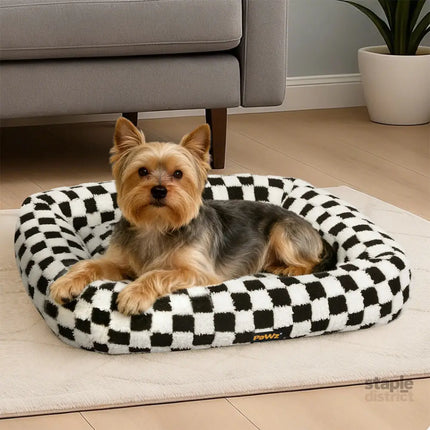 Pawz Dog Bed Calming Pet Plush Bed Soft Washable Bed-2050056799071113223