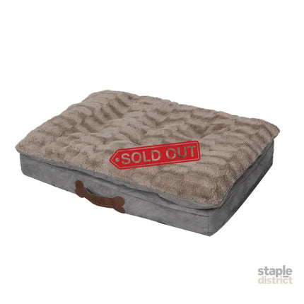 PaWz Dog Calming Bed Pet Cat Removable S Khaki Small-2029387224835035136