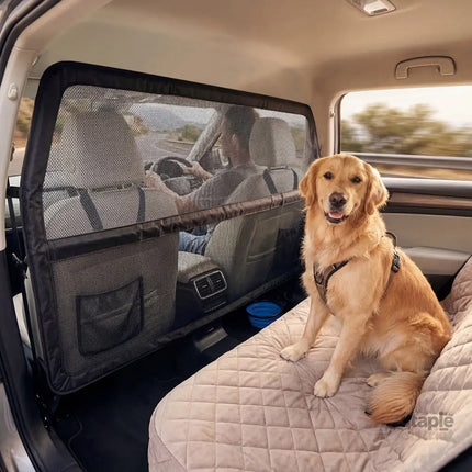 Pawz Dog Car Barrier Guard Back Seat Safety Protector Mesh Net Pet Small Divider-2050056784806285319