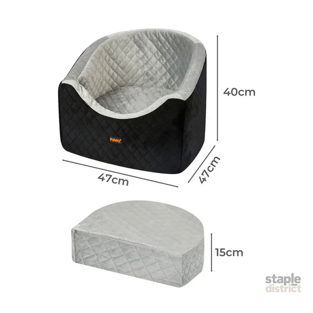 Pawz Dog Car Booster Seat Belt Pet Safe Protector Travel Bed-2006732693995393026