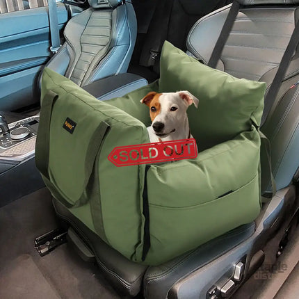PaWz Dog Car Seat Booster Belt Green-2018816811847520263