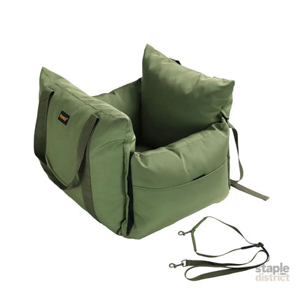 PaWz Dog Car Seat Booster Belt Green-2018816811847520256