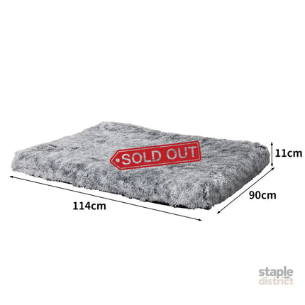 PaWz Dog Mat Pet Calming Bed Memory L Cober Charcoal Large-2029387227892682754