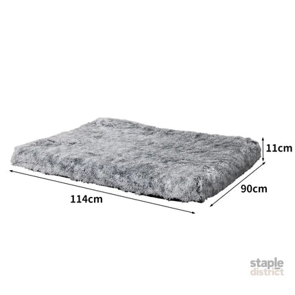 PaWz Dog Mat Pet Calming Bed Memory L Cober Charcoal Large-2029387227892682754