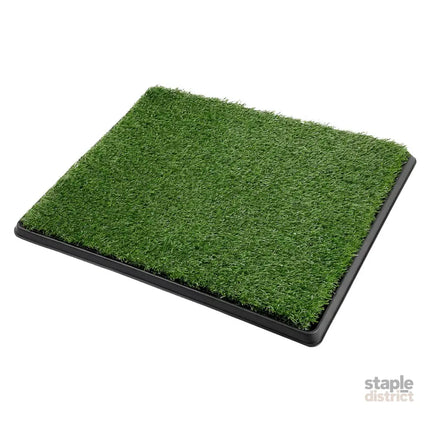 Pawz Dog Potty Tray with Grass Mat Washable Puppy Portable Training Toilet-2050059018050867200