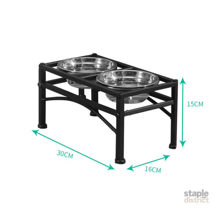 PaWz Dual Elevated Raised Pet Dog Feeder Small-2018816643177779202