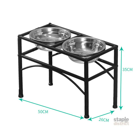 PaWz Dual Elevated Raised Pet Dog Puppy Large-2006733200709259266