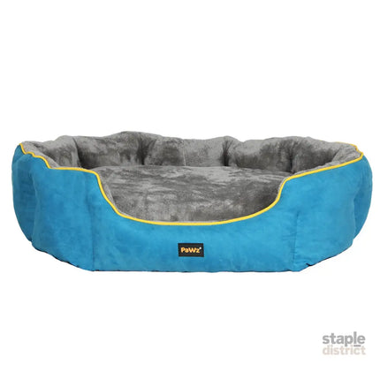 PaWz Electric Pet Heater Bed Heated L Blue Large-2029387226655363073