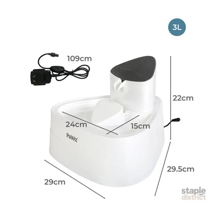 PaWz Electric Pet Water Fountain Drinking-2006732998929682434