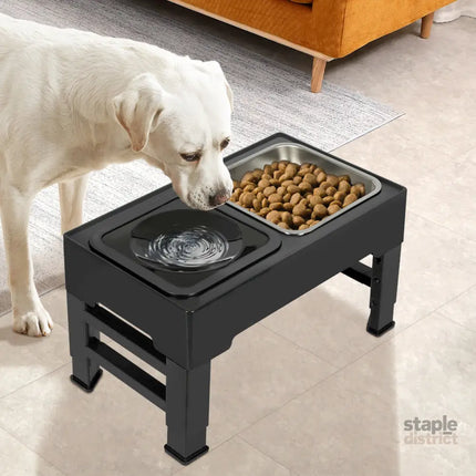 PaWz Elevated Pet Feeder 4 Height Adjustable-2029387231143268358