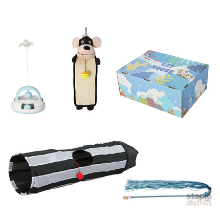 PaWz Interactive Pet Toy Set Cat Tunnel-2018816763151650817
