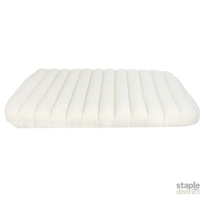 Pawz L Size Orthopedic Dog Bed with Sherpa Plush Removable Cover in White-2029387208699547649