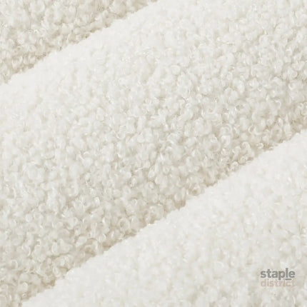 Pawz L Size Orthopedic Dog Bed with Sherpa Plush Removable Cover in White-2029387208699547652