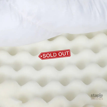 Pawz M Size Orthopedic Dog Bed with Sherpa Plush Removable Cover in White-2029387208892485637